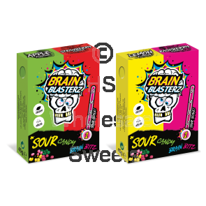 Brain Blasterz Sour Candy Bitz 12x144g