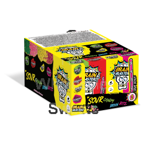 Brain Blasterz Sour Candy Brain Bitz 16x45g