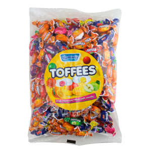 Yummys Centre Filled Fruit Toffees 1kg