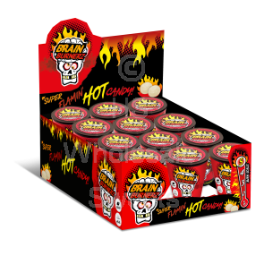 Brain Blasterz Hot Sour Candy Container 12x48g