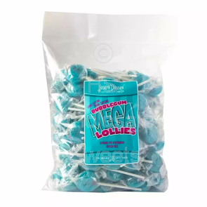 Wrapped Joseph Dobson Bubblegum Lollies 80 Count