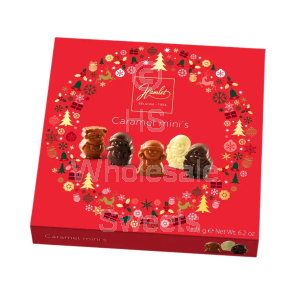 Hamlet Box Caramel Minis Winter Red 12x175g