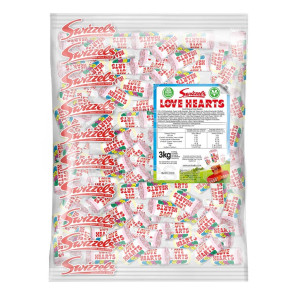 Swizzels Love Hearts Mini Roll 3kg