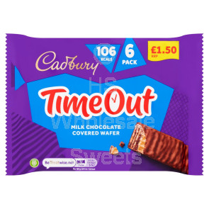 Cadbury Timeout Bars £1.50 PMP 13X6 Multipack