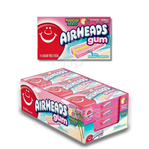 Airheads Raspberry Lemonade Gum 12 Pack