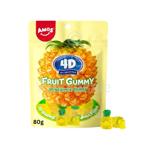 Amos 4D Gummy Pineapple Burst 24x80g
