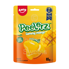 Amos Peelerz Gummy Mango Peg Bag 12x65g
