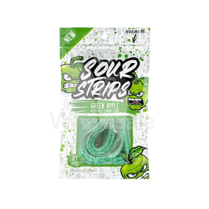 Sour Strips Green Apple 12x85g