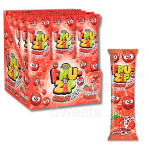 American Continental FruZip Chewy Bits Strawberry 24x15g