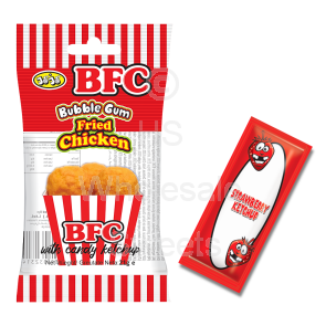 American Continental BFC Bubblegum Fried Chicken with Candy Ketchup 12x21g