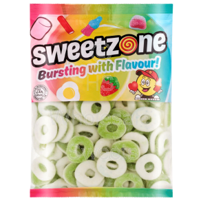 Sweetzone Sour Apple Rings 1kg