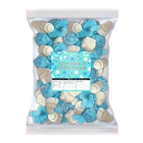 Candycrave Baby Blue & White Foam Mix 1kg