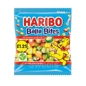 Haribo Balla Bites 12x140g £1.25 PMP