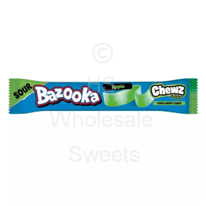 Bazooka Sour Apple Chew Bar 60 Count