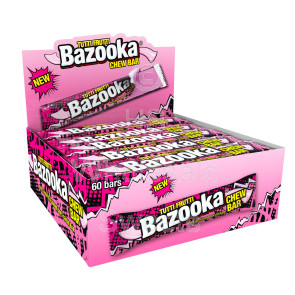 Bazooka Tutti Frutti Chew Bars 60 Count