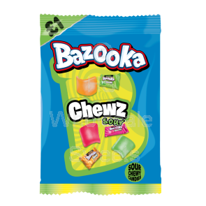 Bazooka Sour Chewz Share Bag 12x120g PMP