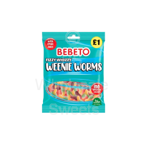 Bebeto Pre Pack Fizzy Weenie Worms 10x150g £1 PMP