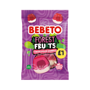  Bebeto Pre Pack Forest Fruits 10x130g £1 PMP
