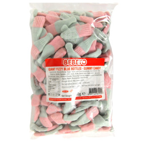 Bebeto Giant Fizzy Blue Bottles 2kg