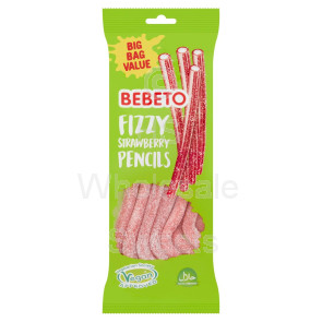 Bebeto Fizzy Strawberry Pencils 12 Count
