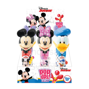 Bip Disney Mickey Mouse Junior Pop Up Lollipops 12x10g