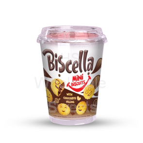 Biscella Chocolate Filled Mini Biscuit 12x125g