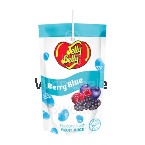 Jelly Belly Berry Blue Fruit Drink Pouch 8x200ml