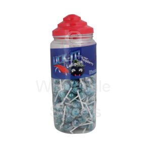 Lick-It Sour Blue Raspberry Lollys 150 Count
