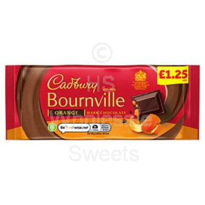 Cadbury Bournville Orange Dark Chocolate 18x100g