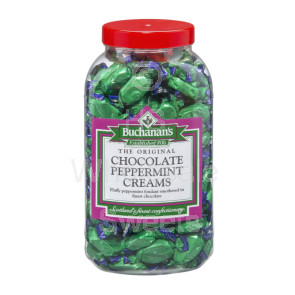 Buchanan's Chocolate Peppermint Creams Jar 2.5kg