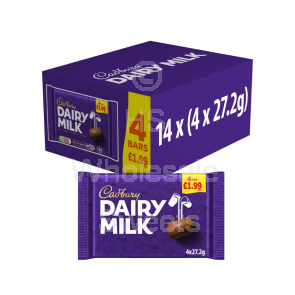 Cadburys Dairy Milk PMP £1.99 14X4 Pack