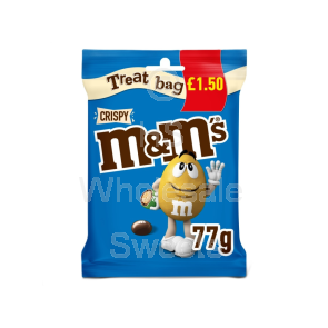 M&M Crispy Chocolate Bites Treat Bag £1.50 PMP 16x77g