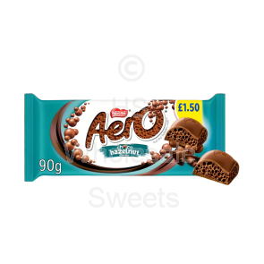 Aero Hazelnut Block PMP £1.50 15 x 90g