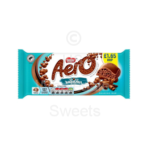 Aero Hazelnut Block £1.65 PMP 15 x 90g