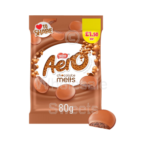 Aero Melts Milk Chocolate PMP £1.50 12 x 80g