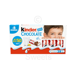 Kinder Chocolate Multi PMP £1.50 10 x 8 x 100g