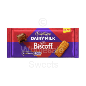 Cadbury Dairy Milk Biscoff £1.95 PMP 21 x 95g
