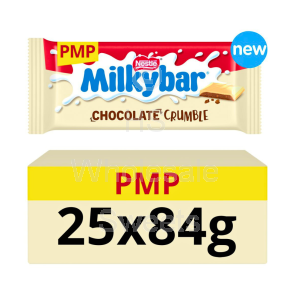 Nestle Milkybar White Chocolate Crumble Bar 25x84g £1.65 PMP