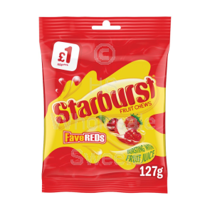 Starburst Fave Red PMP £1 12x127g
