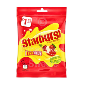 Starburst Fave Red PMP £1.25 12x127g