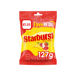  Starburst Fave Red PMP £1.25 12x127g