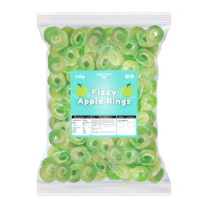 Candycrave Fizzy Apple Rings 2.5kg