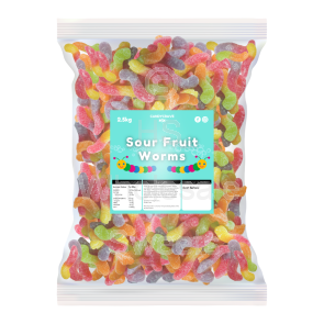 Candycrave Sour Fruit Worms 2.5kg