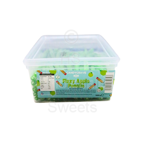 Candycrave Sour Apple Pencils Tub 100 Count