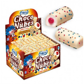 Vidal White Chocolate Choco Nubes x 75 Count