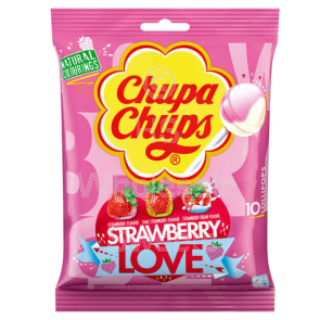 Chupa Chups Strawberry Love 12x120g