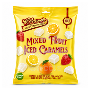 Cleeve's Mixed Fruit Iced Caramels Prepack 12x120g