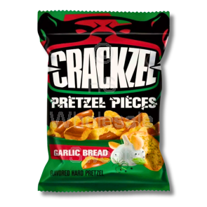 Crackzels Pretzel Pieces Garlic Bread 24x85g