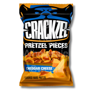Crackzels Pretzel Pieces Cheddar Cheese 24x85g