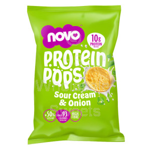Novo Sour Cream & Onion Protein Pops 6x45g